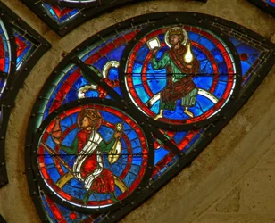 Detail (two elders of the apocalypse)