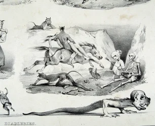 Diableries (images of the devil) - by Le Poitevin