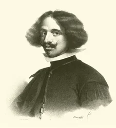 Diego Rodriguez de Silva y Velazquez, Portrait (engraving)