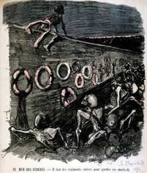 Document relating to martyrs of the Commune shot along the Mur des Fédérés in the cemetery of Père Lachaise: 
