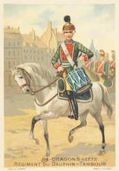 Dragons, Regiment du Dauphin, Drambour in 1772