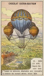Dupuis-Delcourt Attempting to Measure the Direction of Air Currents Using Detachable Balloons, Arcueil, France