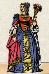 Valois Dynasty: Portrait of Mary of England (Mary Tudor)