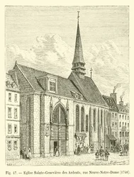 Sainte-Genevieve des Ardents Church, rue Neuve-Notre-Dame, 1704
