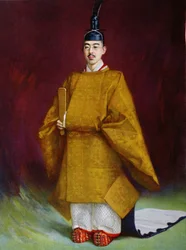 Emperor Hirohito in Coronation Costume, 1928