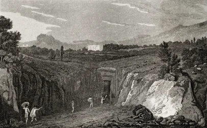 Excavation Leading to the Remains of Herculaneum