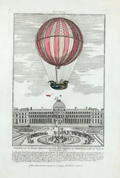 Experience of the Aerostatic Globe by MM. Charles and Robert at the Tuileries Garden on December 1, 1783, pub. 1783
