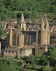 Exterior view, begun by Abbot Odolric in c.1050