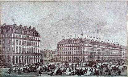 Exterior view of the Louvre department stores