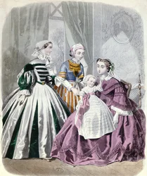 Fashion Plate from Le Monde Elegant