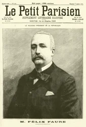 Felix Faure, New President of France (engraving)
