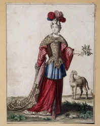 Female ballet costume
