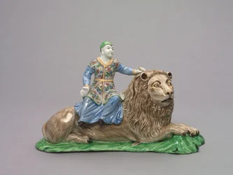 Figure Seated on a Lion
