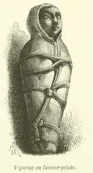 Painted Faience Figurine
