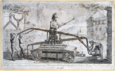 Fire Pump in Lyon in 1808