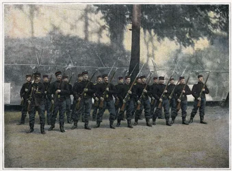Firefighters of Paris. Soldier