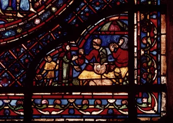 Fish merchants (detail)