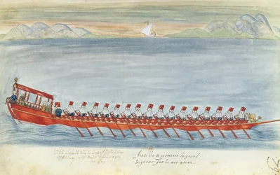 Fol. 79: The Grand Seigneur on the Black Sea, from Moeurs et Costumes des Pays Orientaux et Habillements de Différents États, copy of an original of 1513