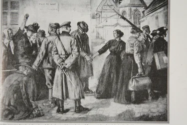 Forcibly removing French civilians from Lille to German labour colonies