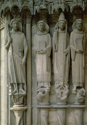 Four Martyr Saints, Chartres Cathedral, c.12120