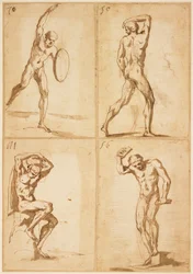 Four Studies of Male Nudes