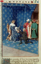 Charles V Knighting the Convert Bertrand Duguesclin