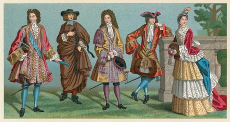 France XVII-XVIIIth Century Costume