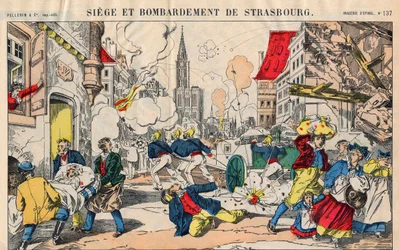 Franco Prussian War (1870-1871), on 23 August 1871, Strasbourg was bombed and was due to surrender on 28 September