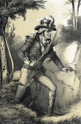 Francois-Athanase de Charette de la Contrie (1763-1796) - in “Galerie historique de la Revolution francaise” by Albert Maurin