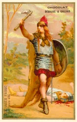 Frankish warrior of the time of Clovis I, 486