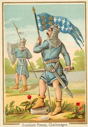 Frankish warriors of the time of Charlemagne