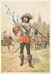 French Guards, Ensign in 1630 (Regiment d