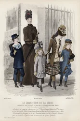 French fashion plate, late 19th century