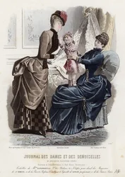 French fashion plate, late 19th century
