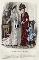 French fashion plate, late 19th century