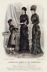 French fashion plate, late 19th century