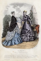 French fashion plate, late 19th century