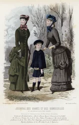 French fashion plate, late 19th century