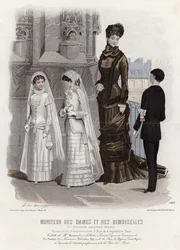 French fashion plate, late 19th century