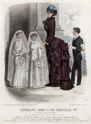 French fashion plate, late 19th century