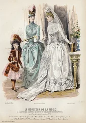 French fashion plate, late 19th century