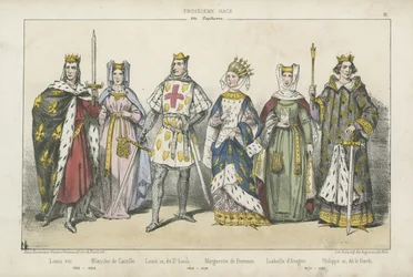 French Kings and Queens of the 13th Century