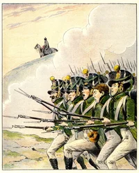 French Soldiers during the Battle of Waterloo