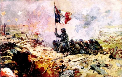 French Soldiers During the Battle of the Somme 1916
