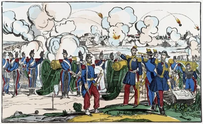 French troops besieged Rome for the restoration of the pope