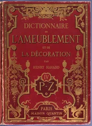 Front Cover of Dictionnaire de Lameublement et de la Decoration by Henry Havard, Volume 4, P-Z