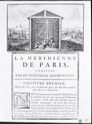 Front Page of the First Chapter of La Meridienne de Paris by Cesar-Francois Cassini de Thury
