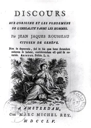 Frontispiece to Discours sur l