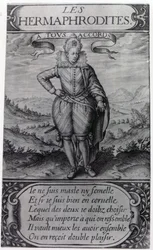 Frontispiece to Les Hermaphrodites by Thomas Artus