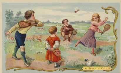 Game of badminton